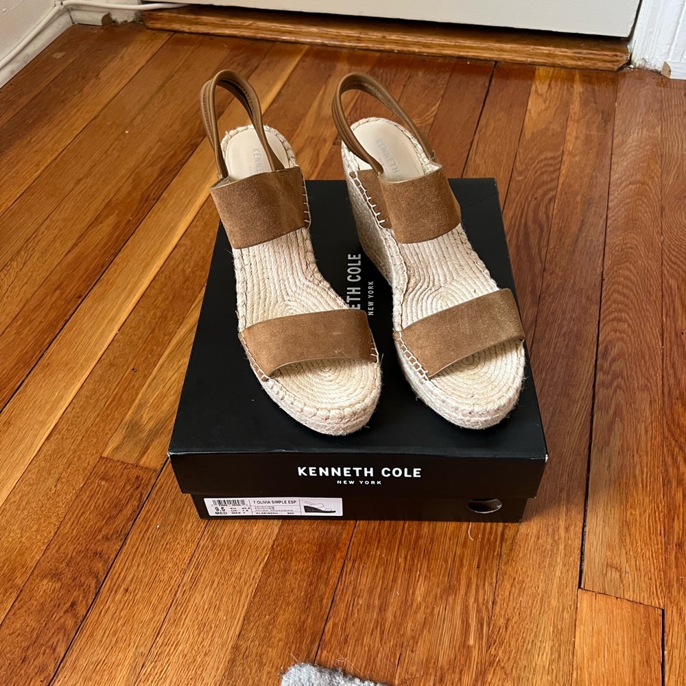 Kenneth Cole “ Olivia” simple espadrilles size 9.5